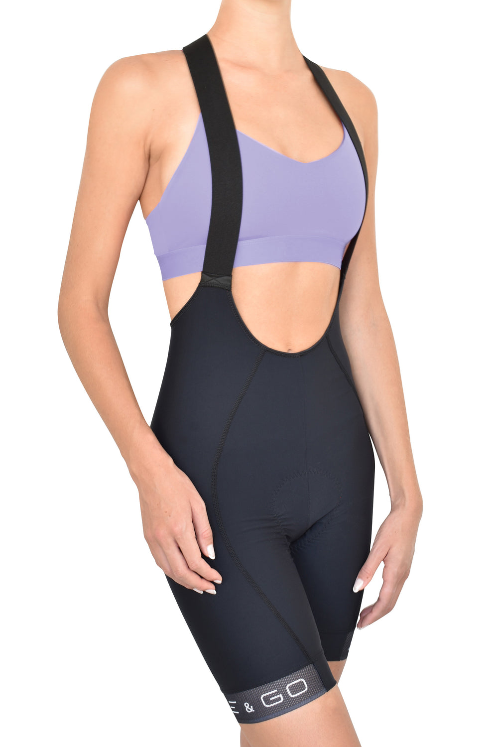 Álla Bib Shorts Mujer - Negro
