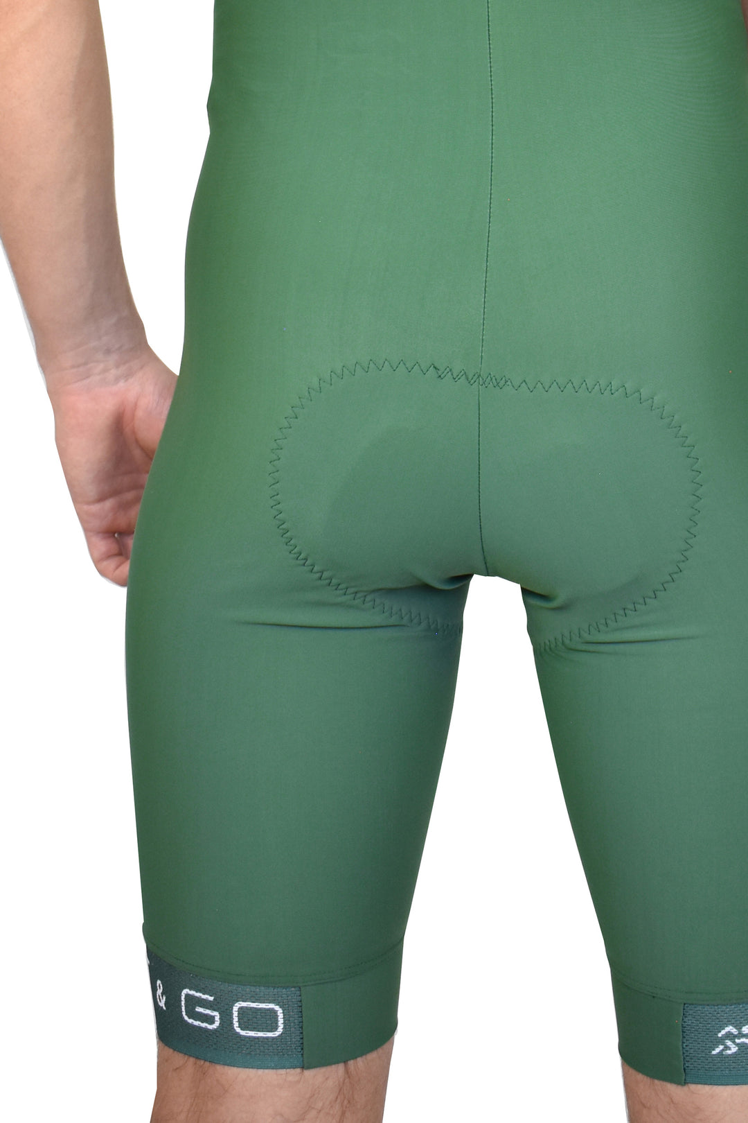 Álla Bib Shorts Hombre - Verde